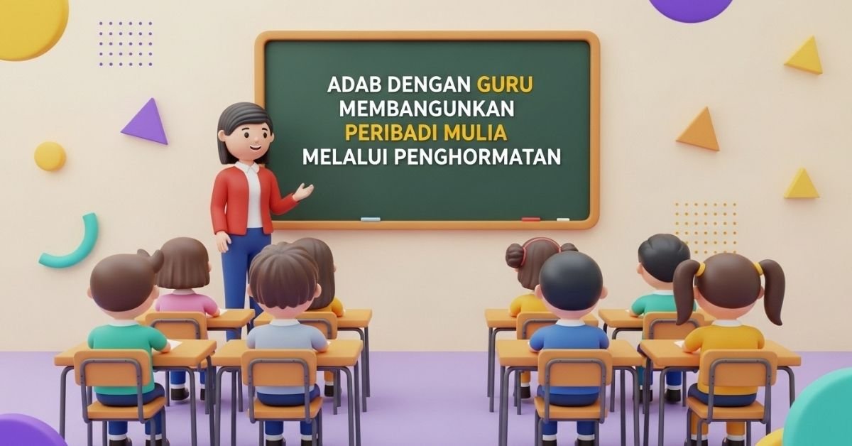 Adab dengan Guru Membangunkan Peribadi Mulia Melalui Penghormatan