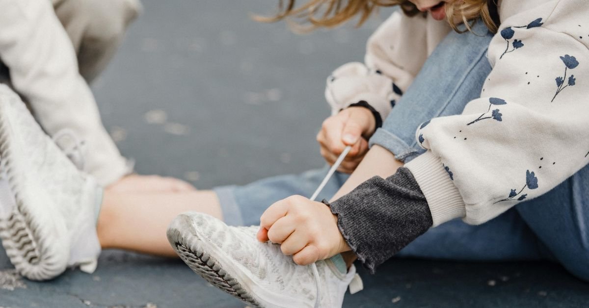 cara ikat tali kasut